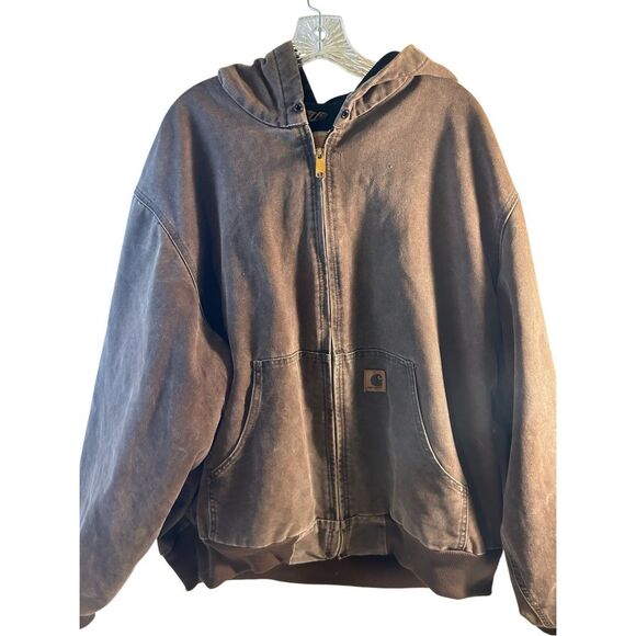 Carhartt J160CHI 2xl Jacket USA brown rn#14806